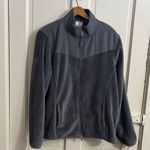 Danskin Now Women's Charcoal Fleece Jacket